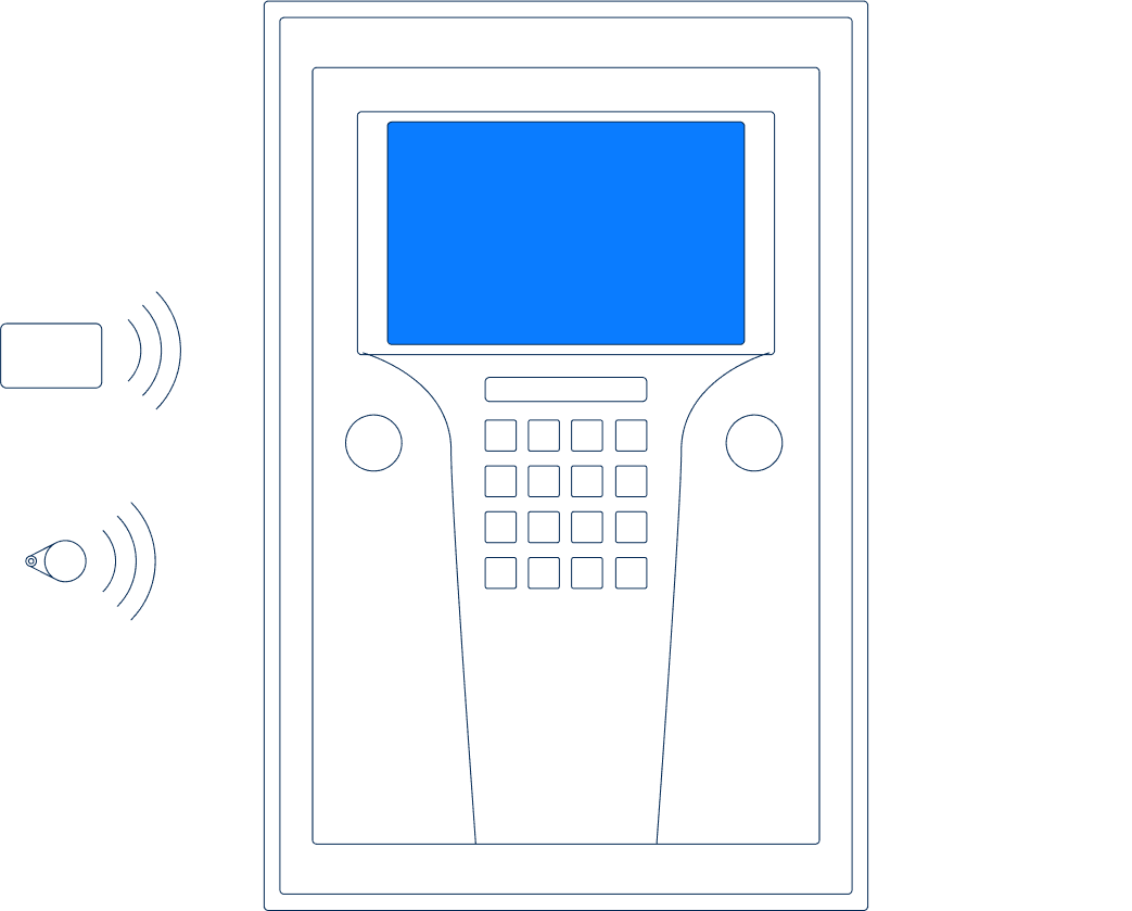 Illustration of how the SmartFill 3 works on an onsite tank system