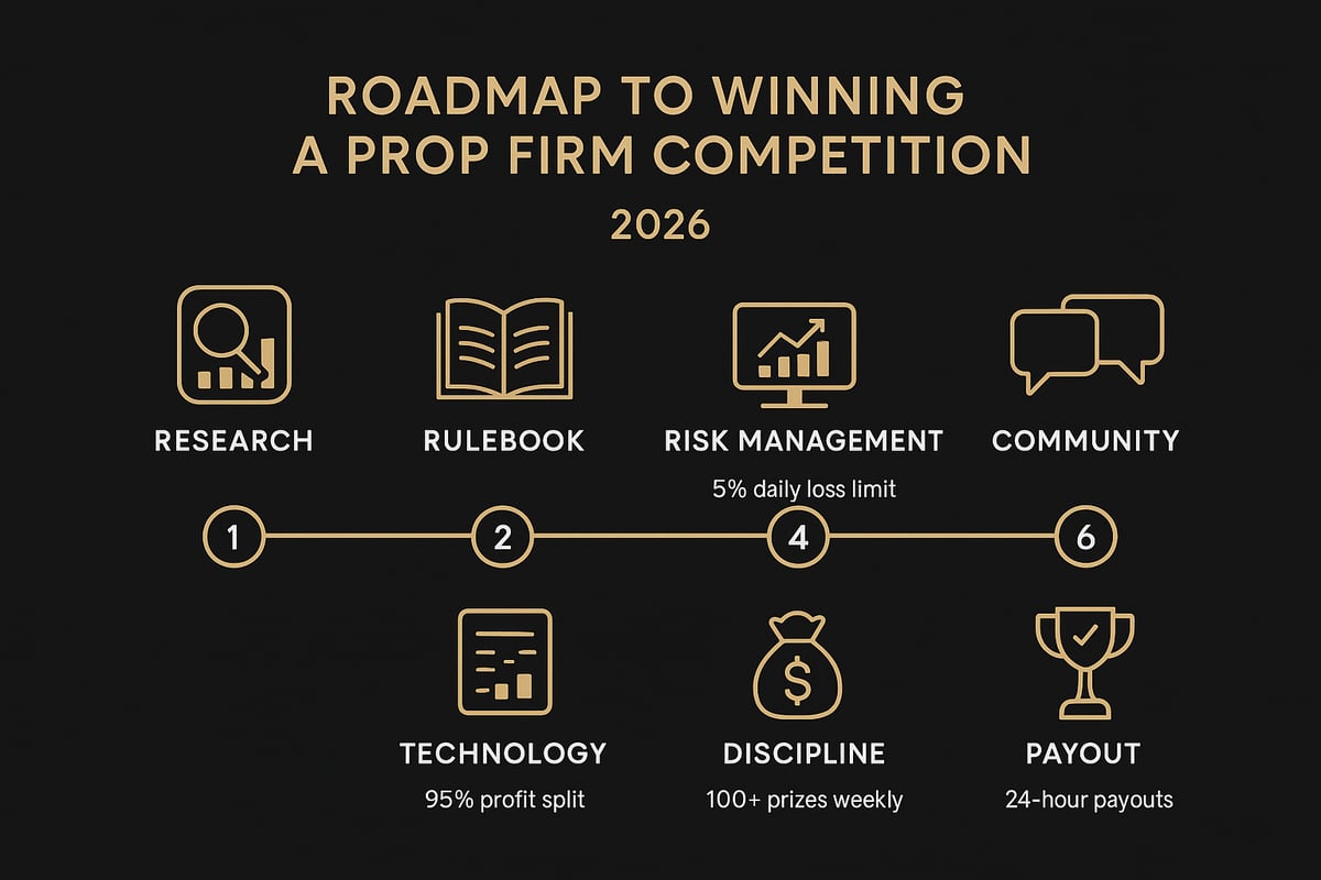 Step-by-Step Strategy: How to Win a Prop Firm Competition in 2026
