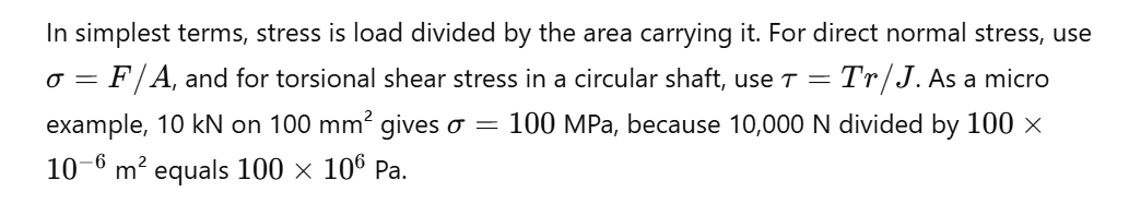 Stress definition and Example