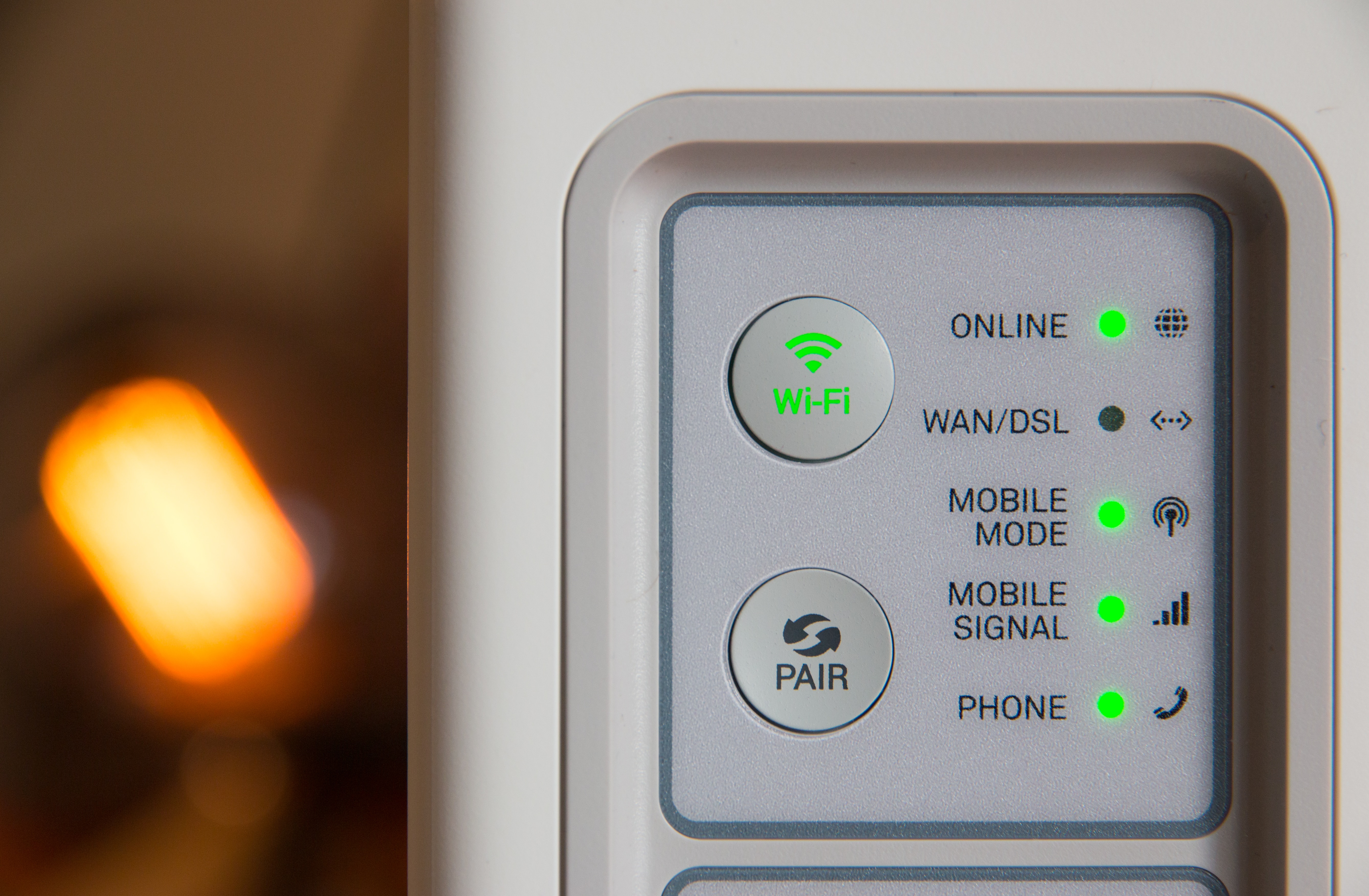 Smart device with WIFI and Pair buttons