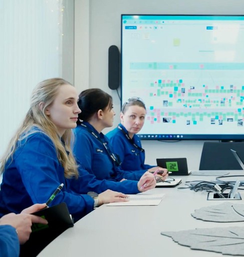 Close-up of a dark green leaf showing its textured surface and central vein against a muted background.