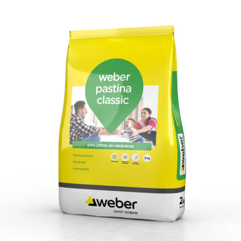 Pastina Weber Classic 2 kg, bolsa, vista frontal