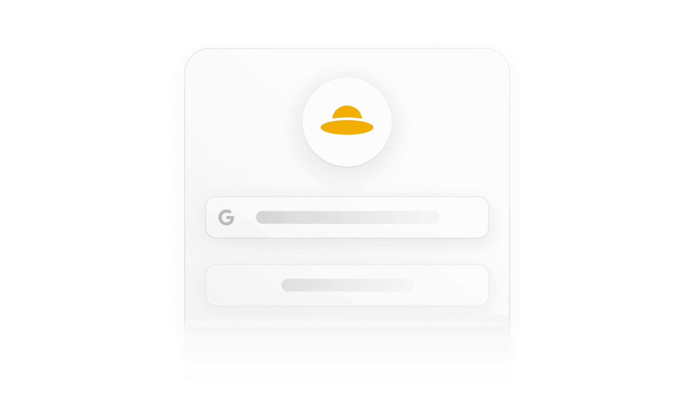 An abstract render of a Planhat login page.
