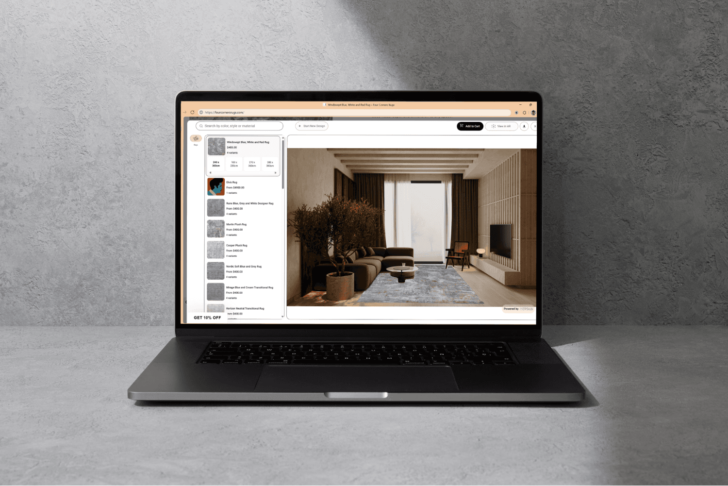laptop with imersian interface