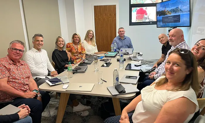 Lean Tree colleagues collaborating together