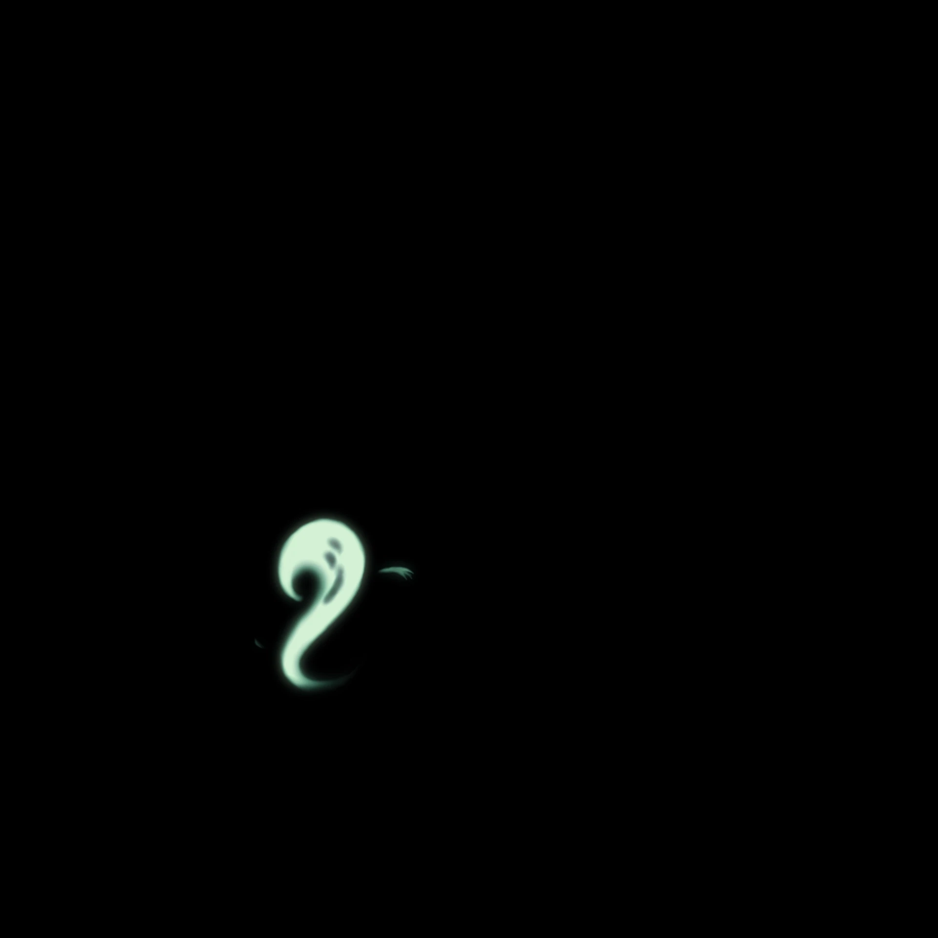 11. Frame of a hand-drawn ghost animation