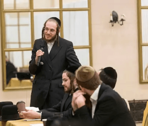 a building with a clock on the front of it