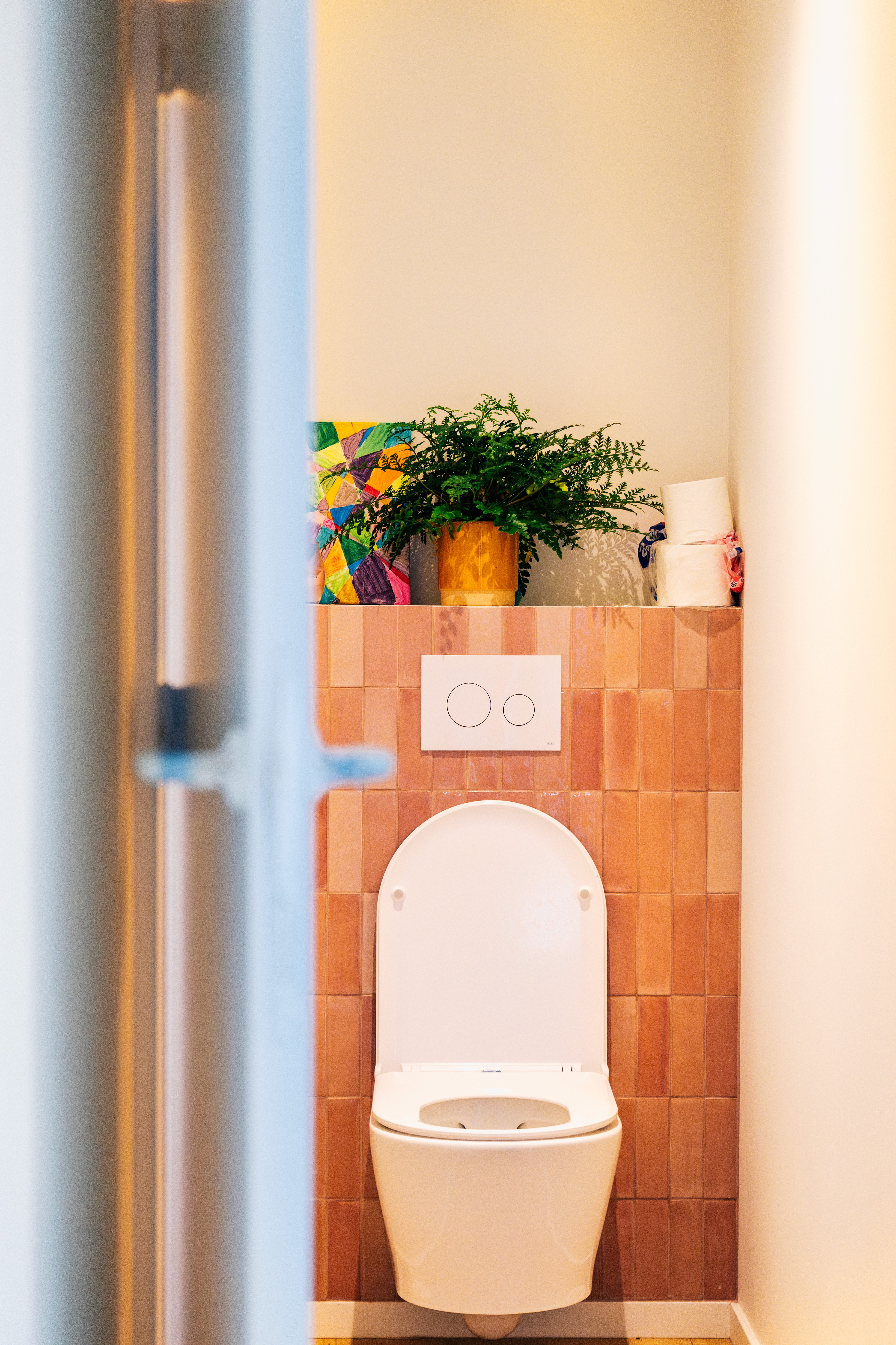 toilet in woning gebouwd door hubley voor klant Nette De Mol