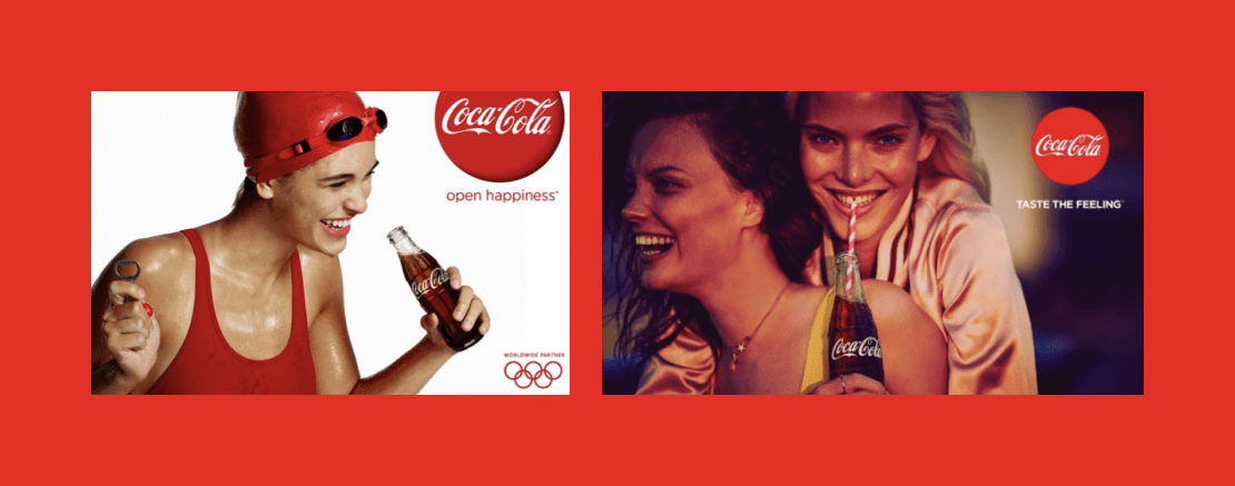 Coca Cola 'taste the feeling' ad campaign