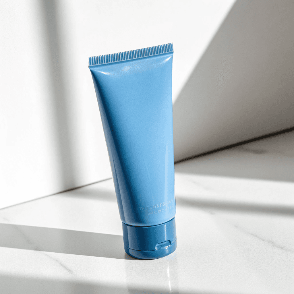 a pair of hiking boots sitting on top of a wooden bench