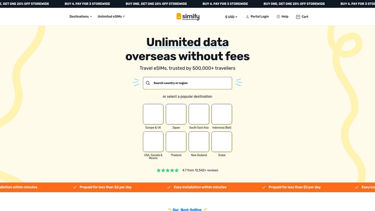 7 Top eSIM for International Travel Options in 2025 - Simify