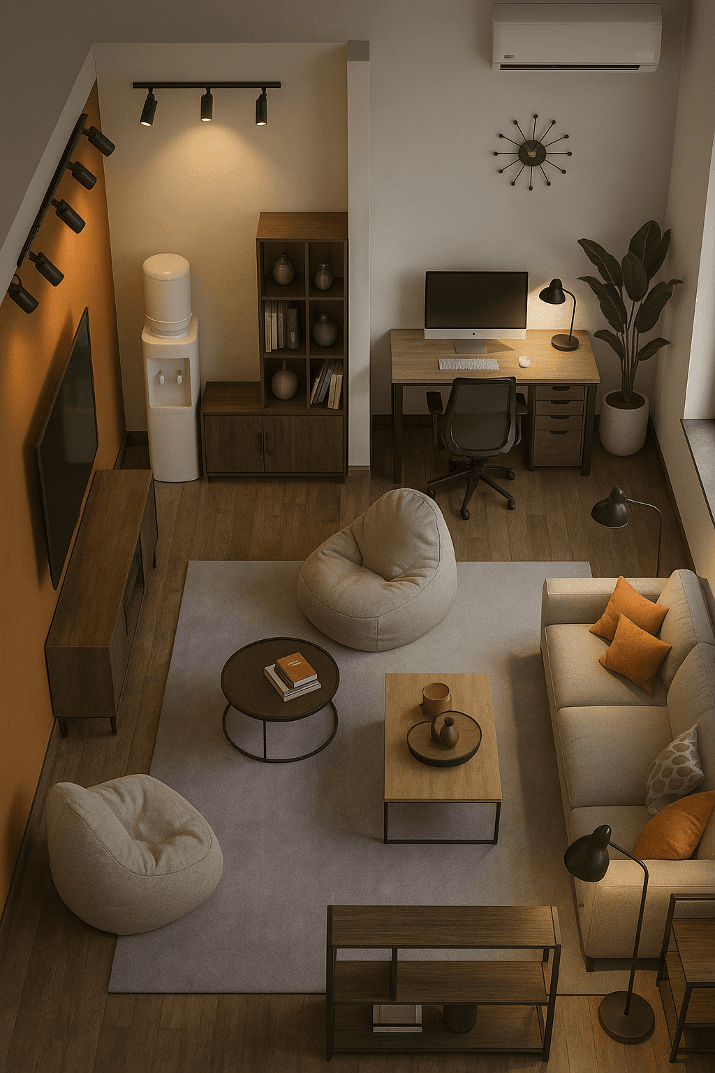 man wearing eyeglasses and headphones beside smiling man