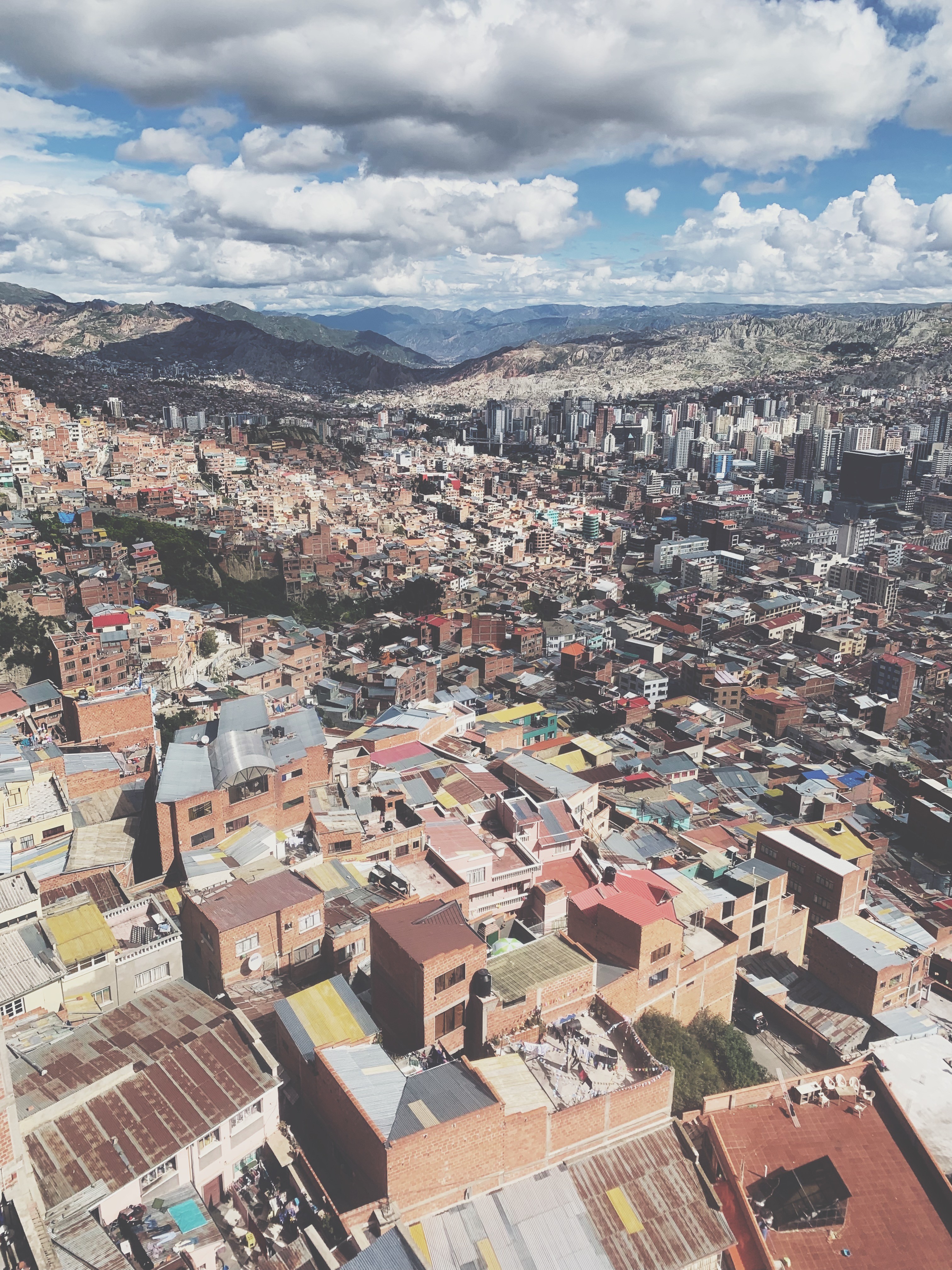 Vista panorámica de La Paz, Bolivia