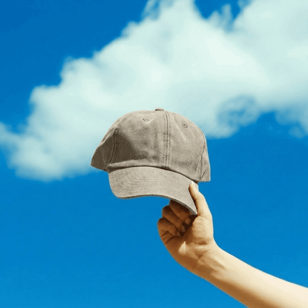 Framer Washed Logo Cap in Stone