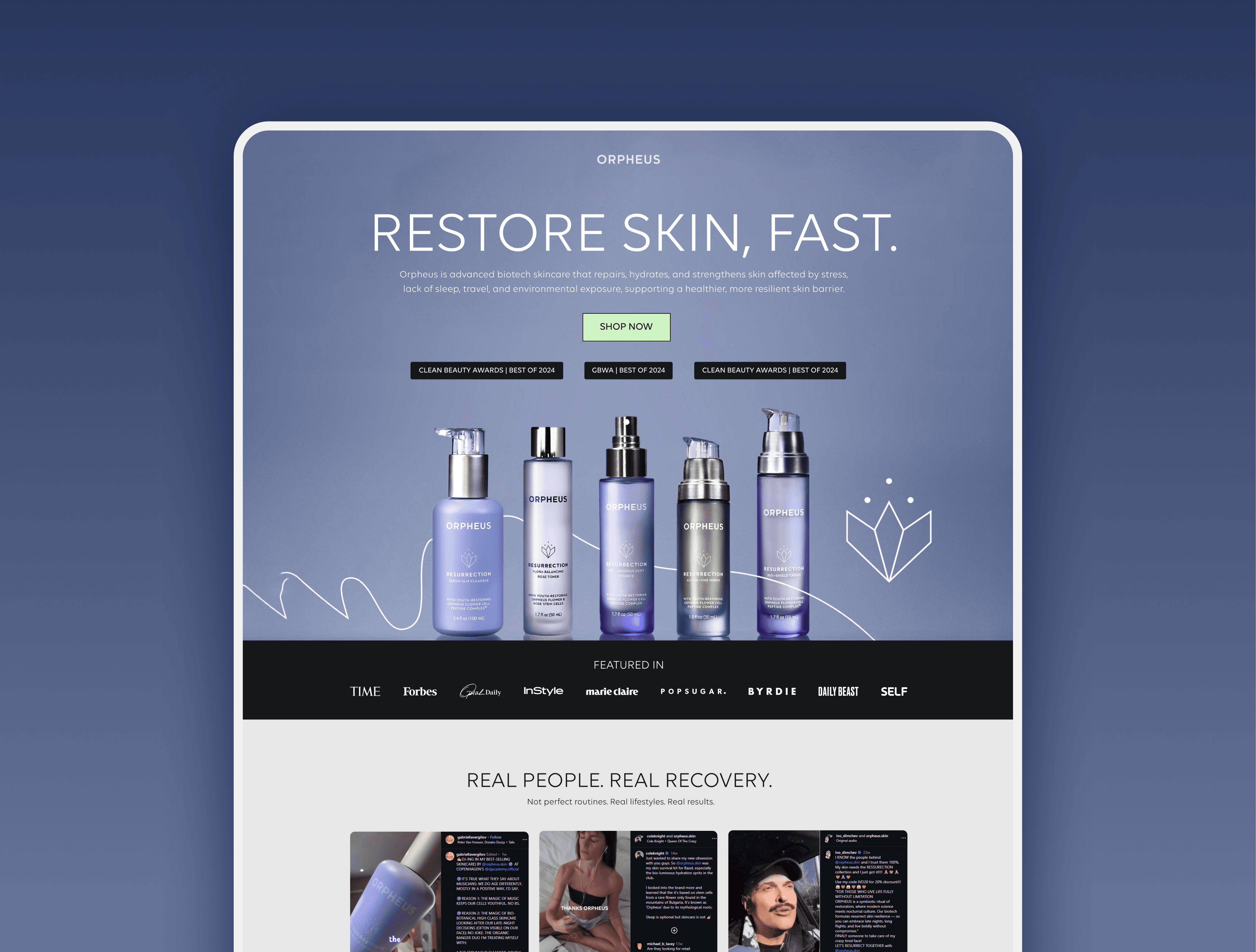 Banking Landing Page - Hero Section