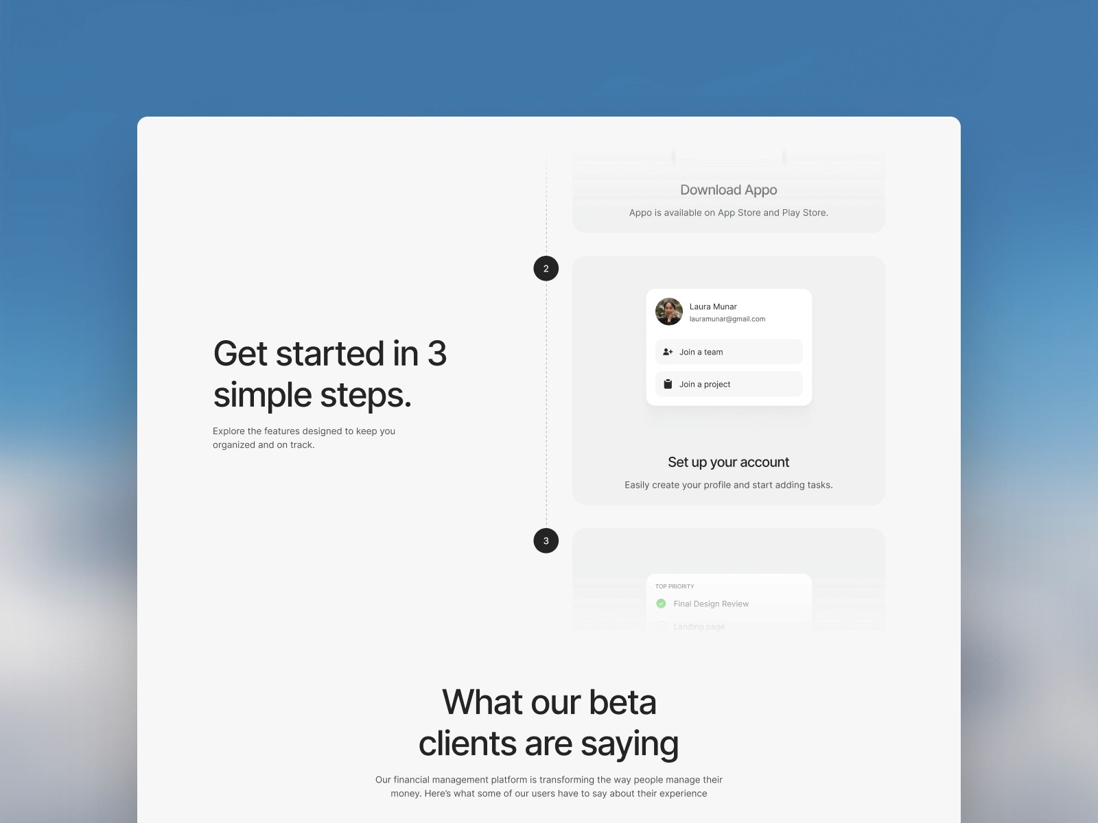 Nearo — 极简现代落地页设计案例