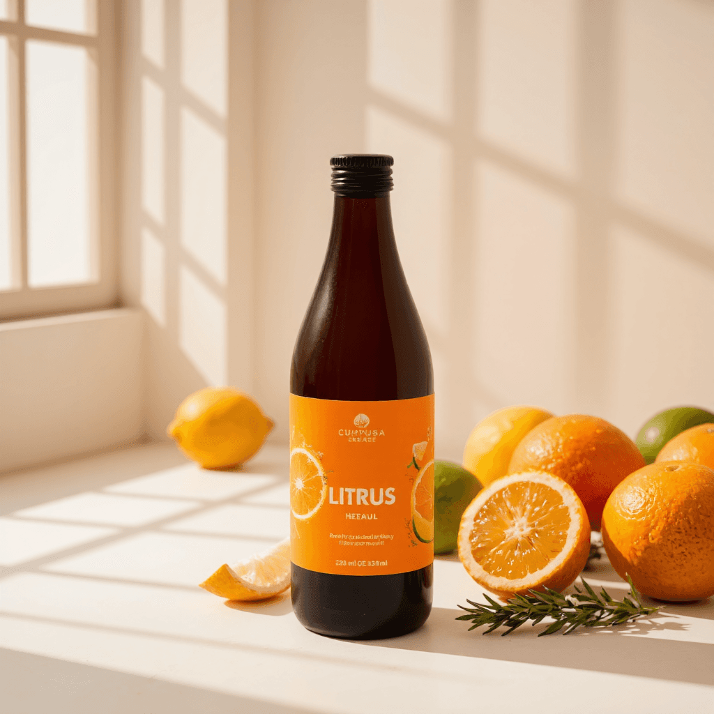 product photography of a bottle of dietary supplement