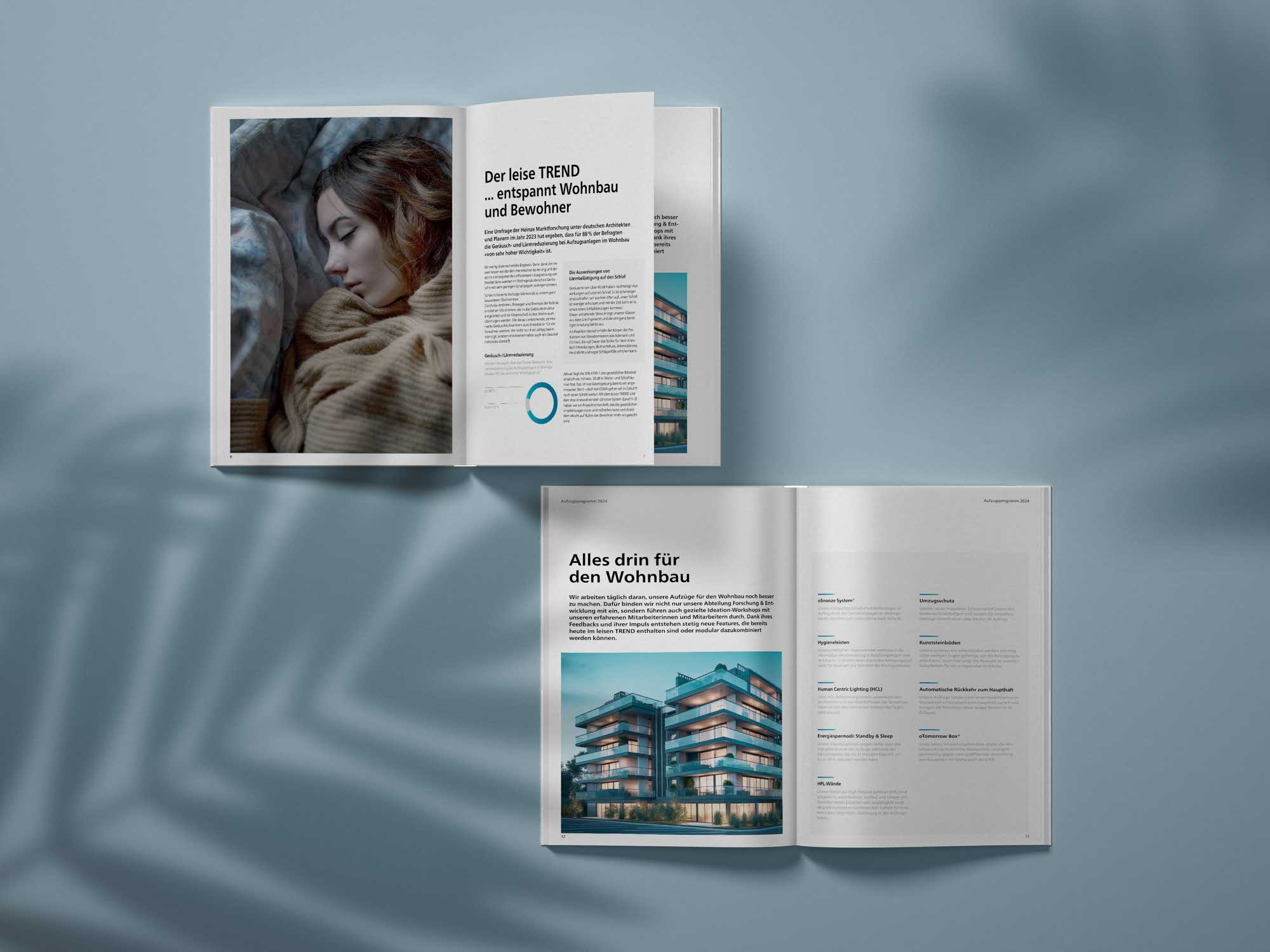 Produktseite im OSMA Katalog – technischer Aufbau mit Infografiken