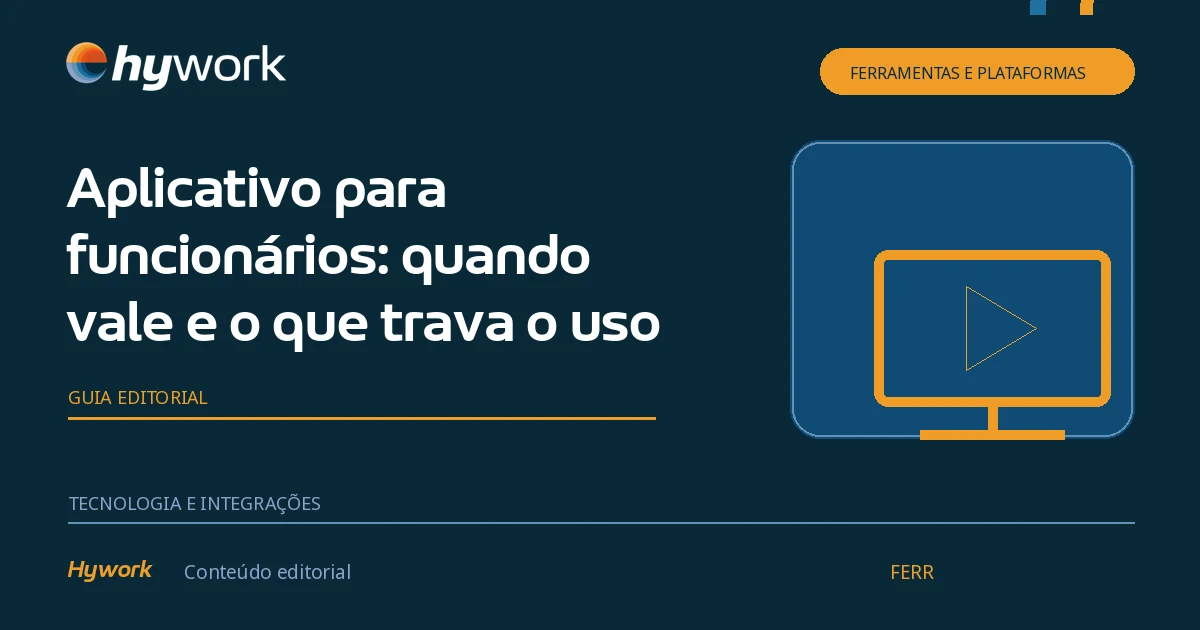 Capa editorial sobre acesso de funcionários fora do computador.