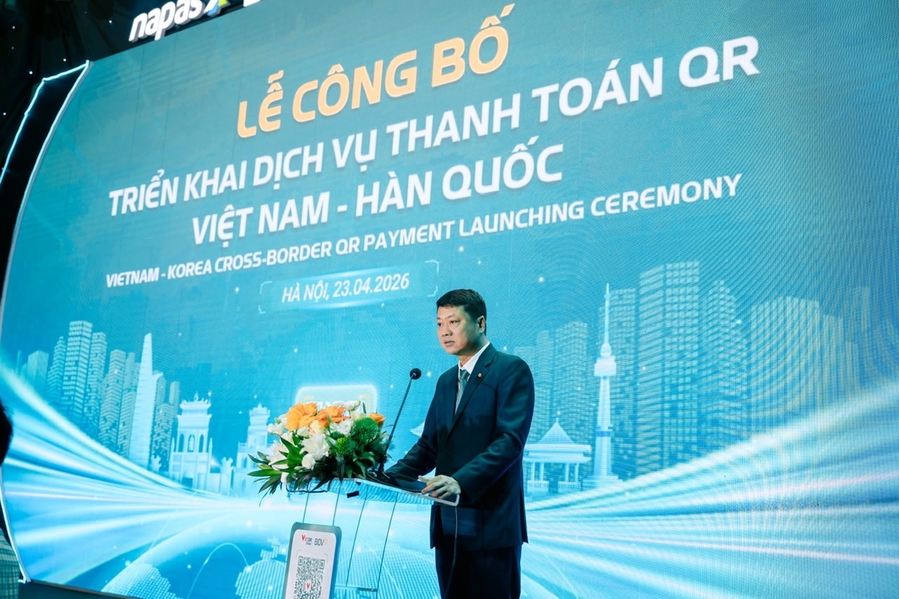 Tổng giám đốc BIDV Lê Ngọc Lâm khẳng định vai trò trọng yếu của BIDV trong dự án kết nối thanh toán QR