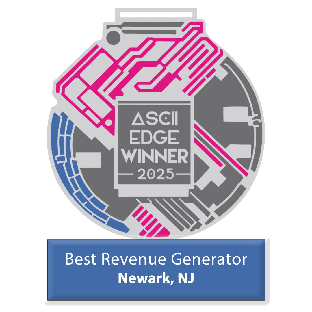 2025 ASCII Award Winner for Best Revenue Generator, Newark, NJ.