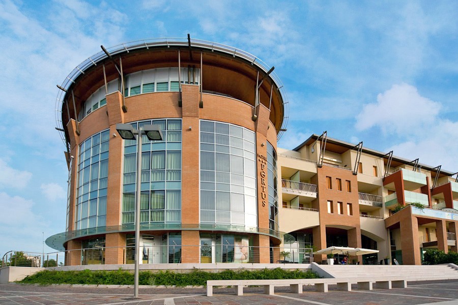 L'esterno dello studio di Valentina Gaudenzi, a Portogruaro, in Via Francesco Zappetti 21/F