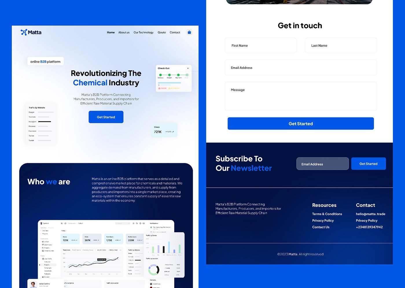 Website design