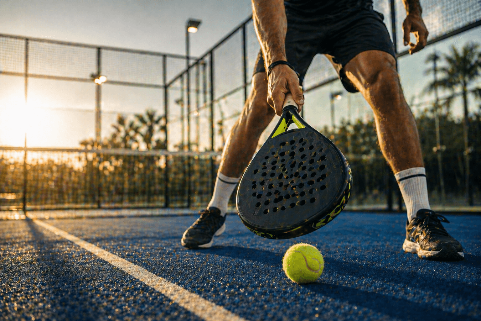 A man jumping in the air with a tennis racket