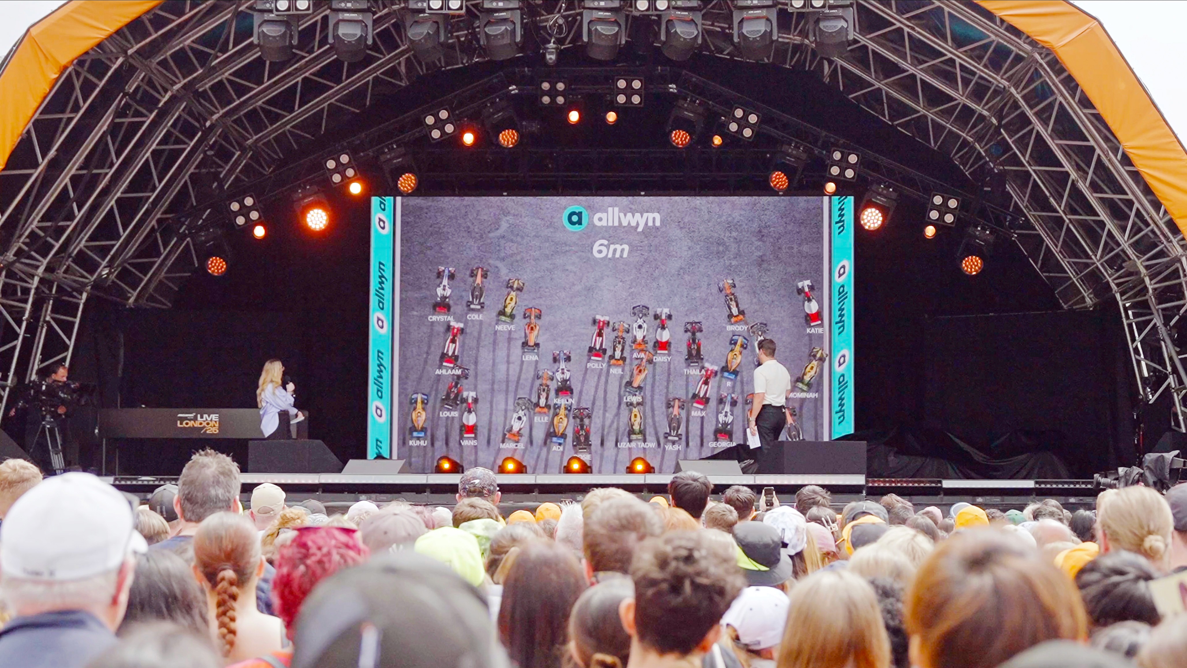 The STA Best Technology for Fan Engagement winners, Gareth Langley, Ed Baldry, Jamie White and Jay Roche with their trophy