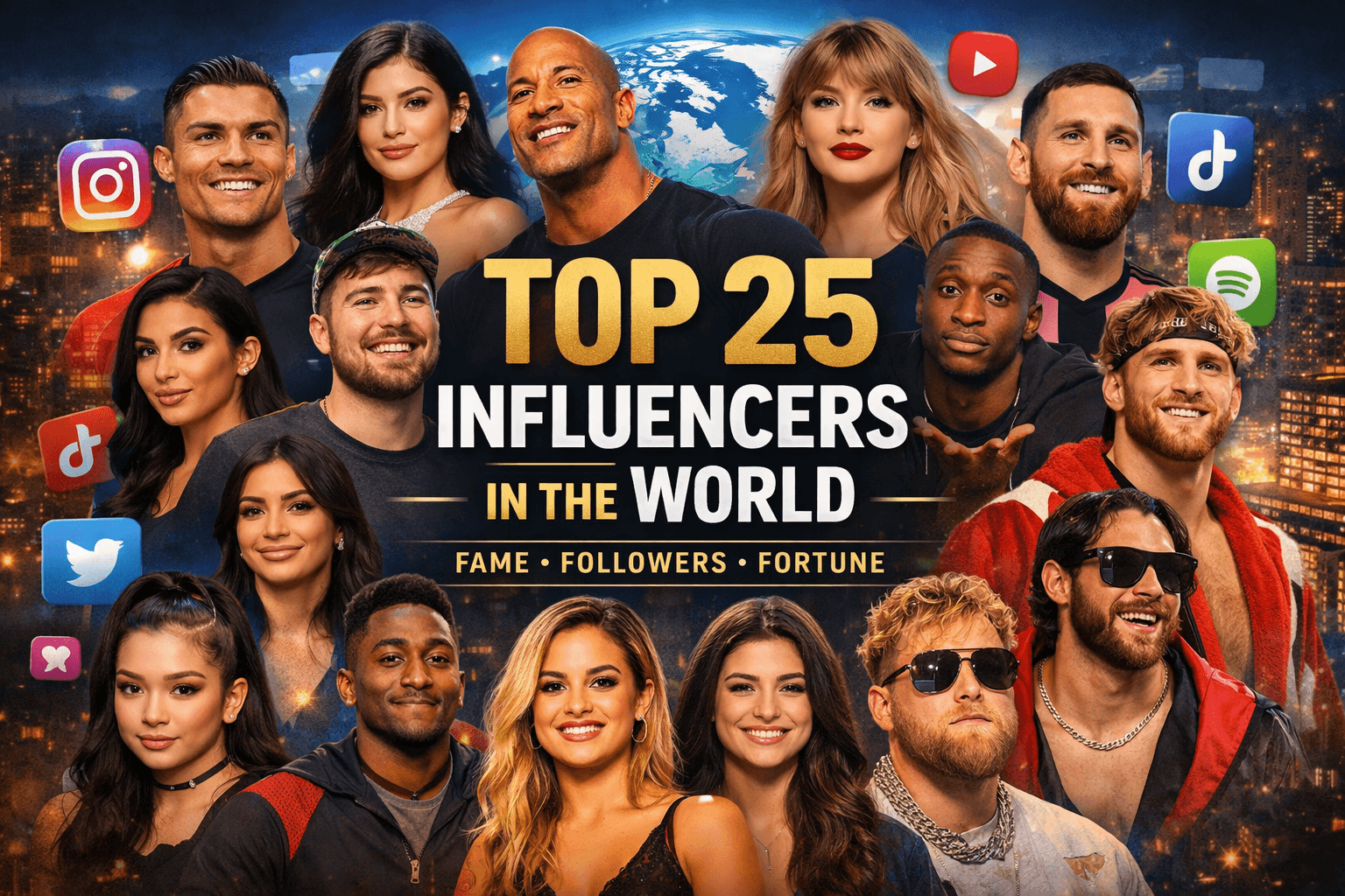 Top 25 Influencers in the World