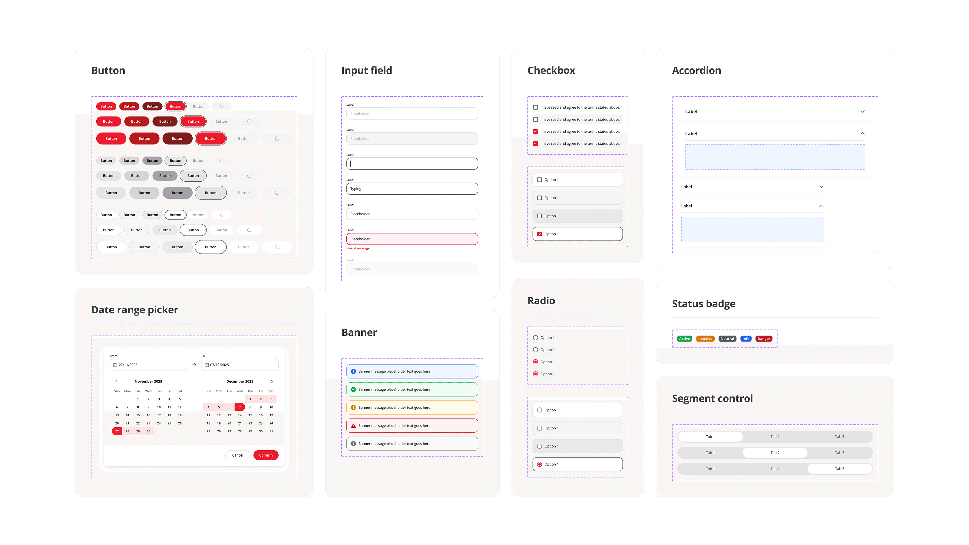 Core component examples