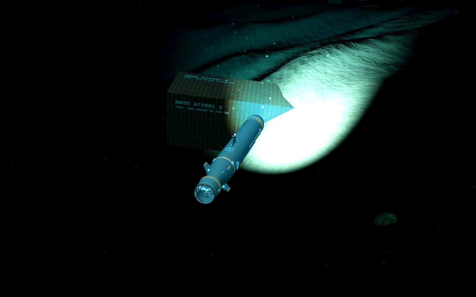 The same frame after on-board colour correction
