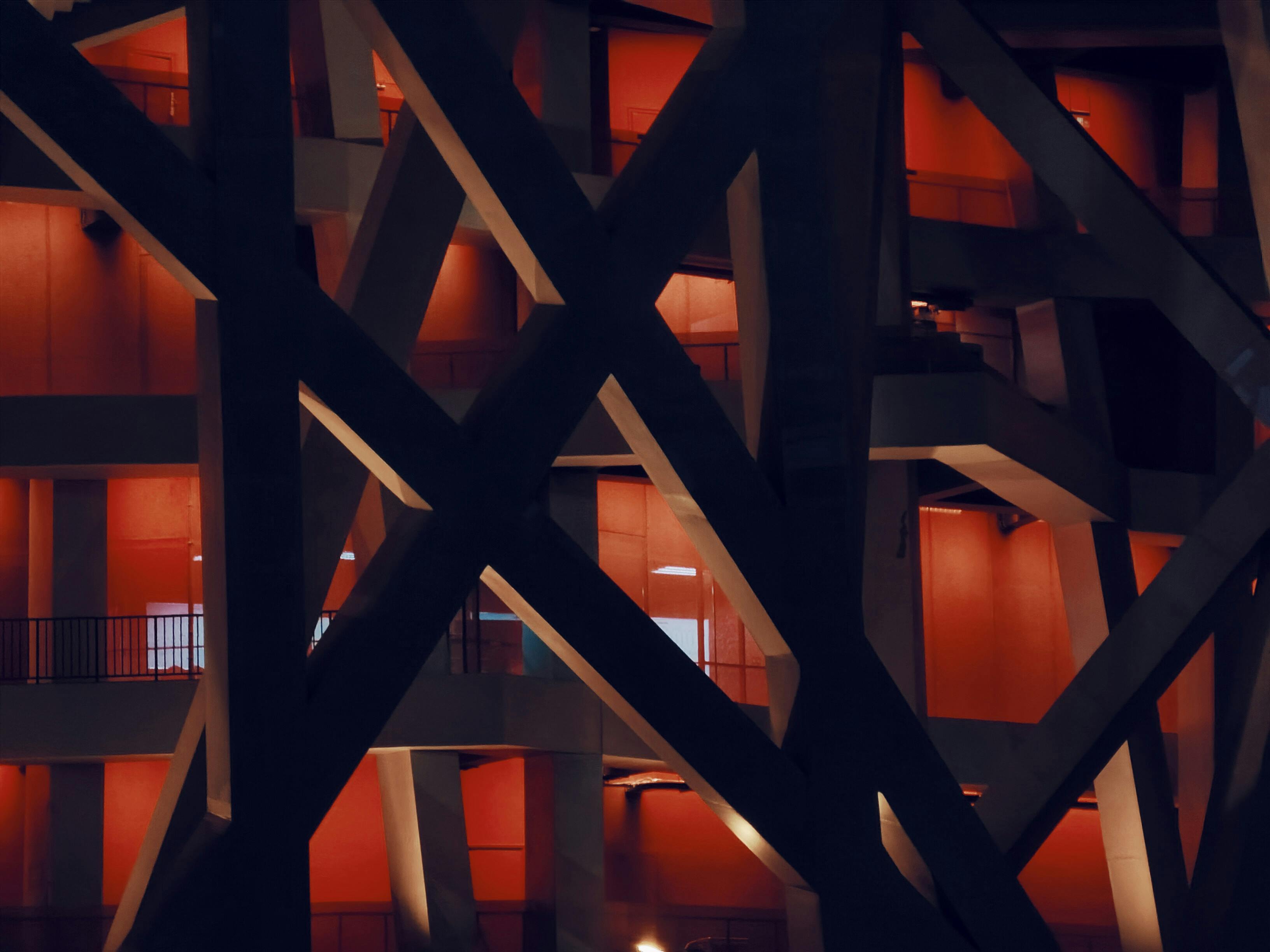 Blurred black&white background