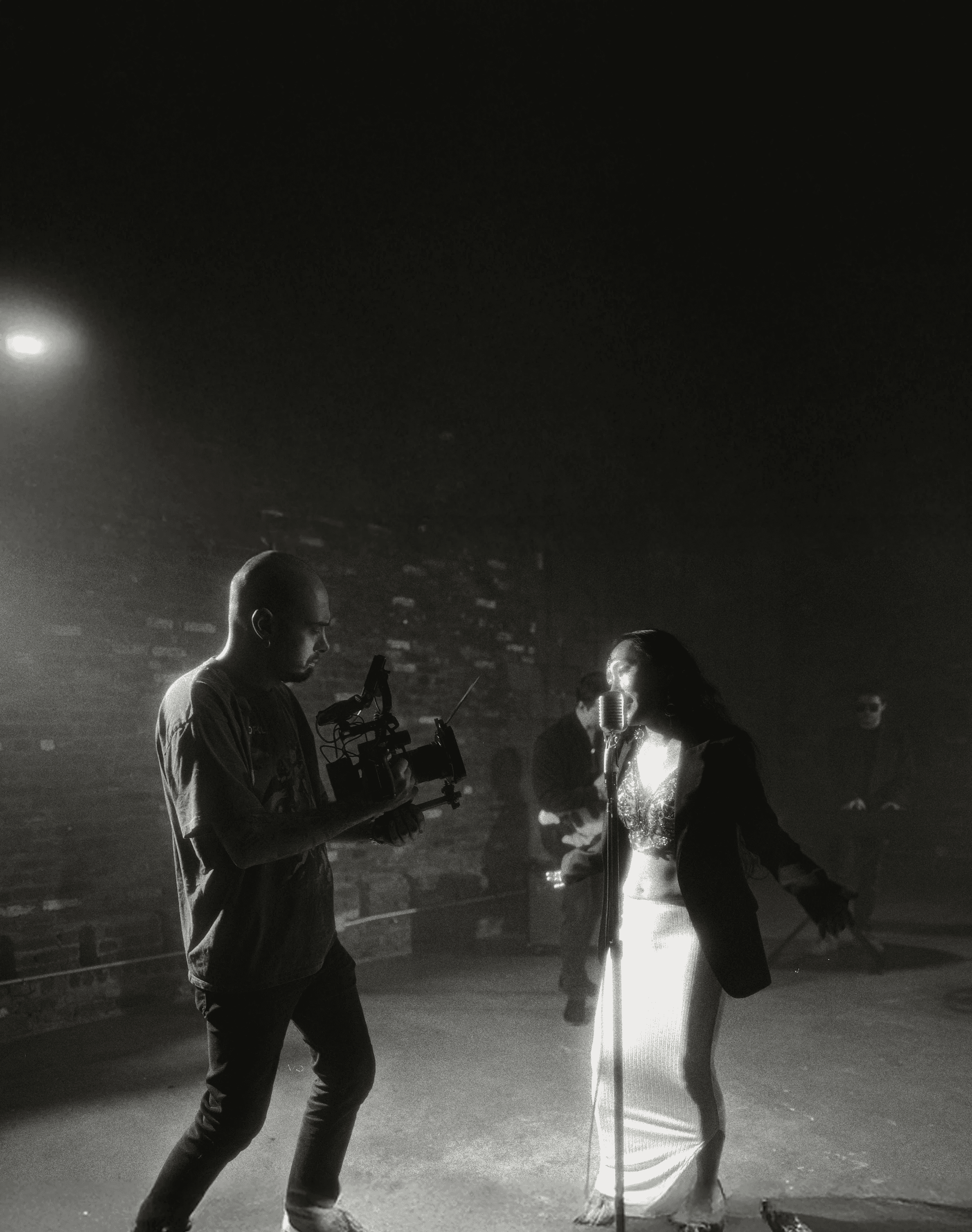 Aesthetic photo of a girl on the street