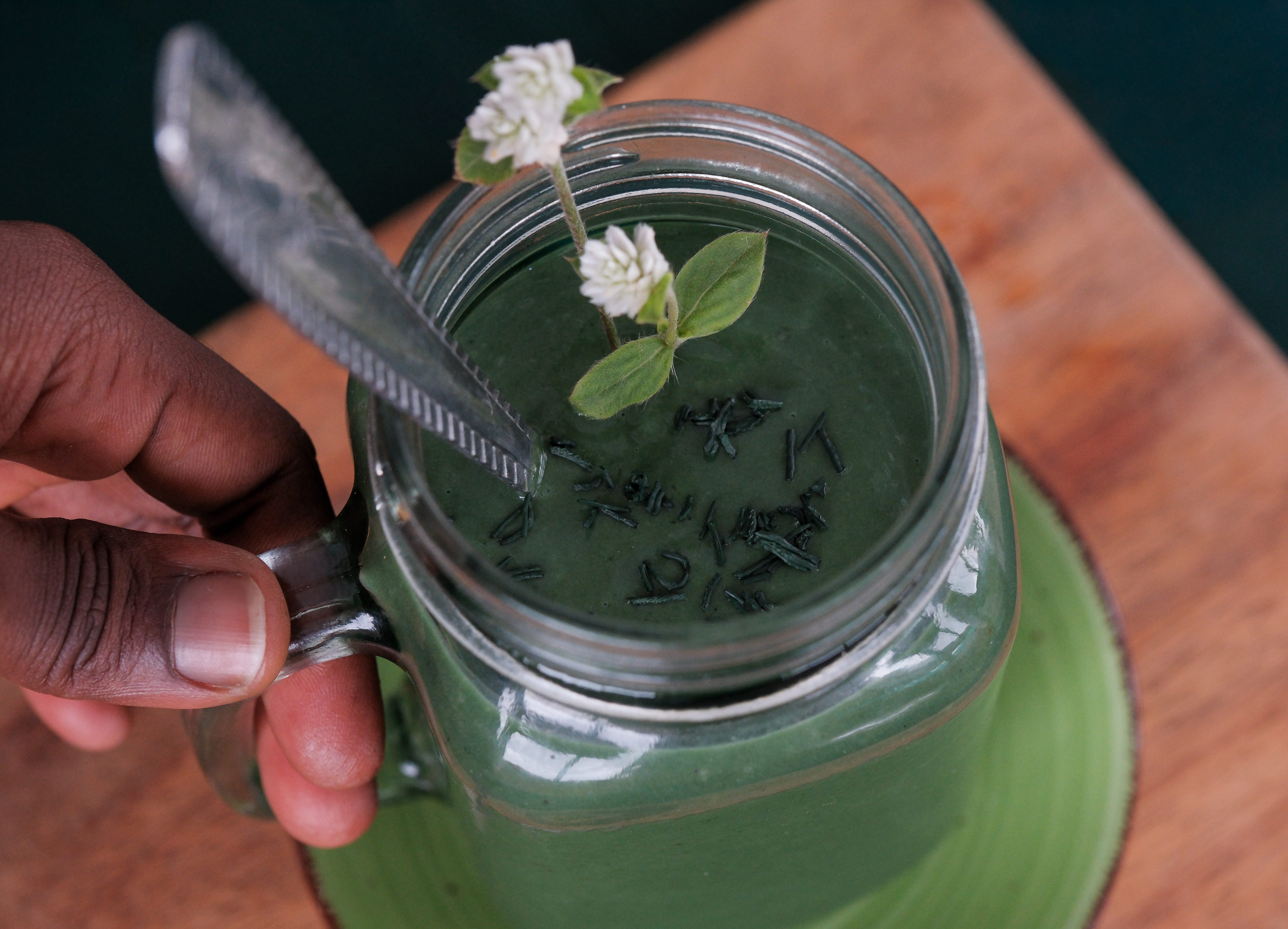 Spirulina smoothie
