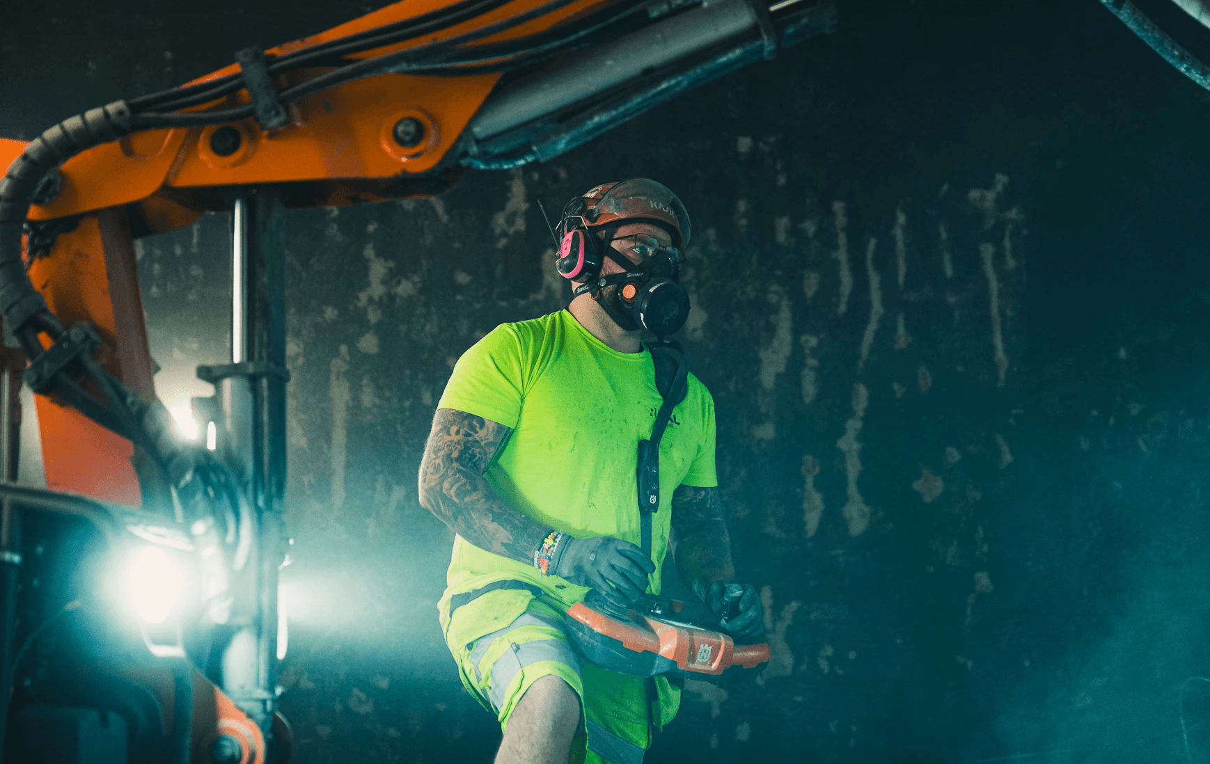 Rival, Rivning, Håltagning, Sanering, Stockholm