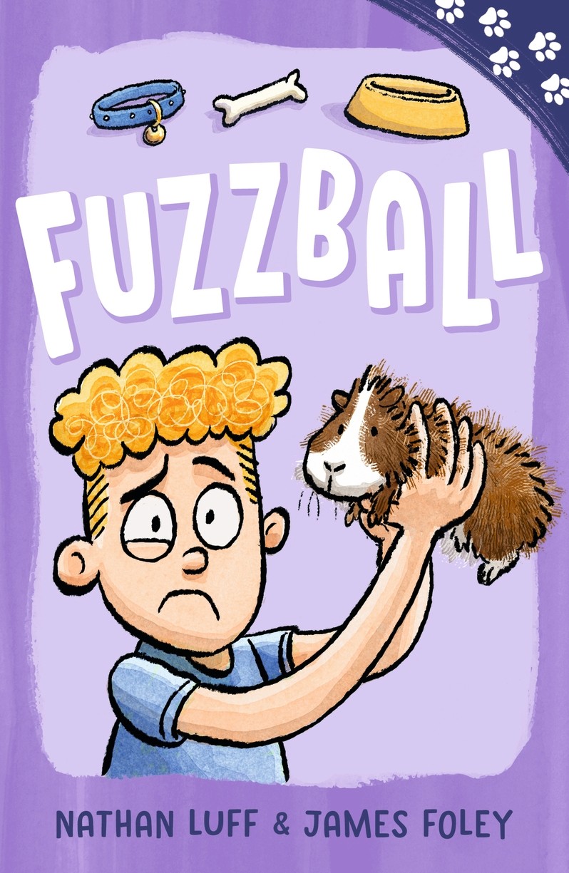 Book cover of Paw Prints: Fuzzball