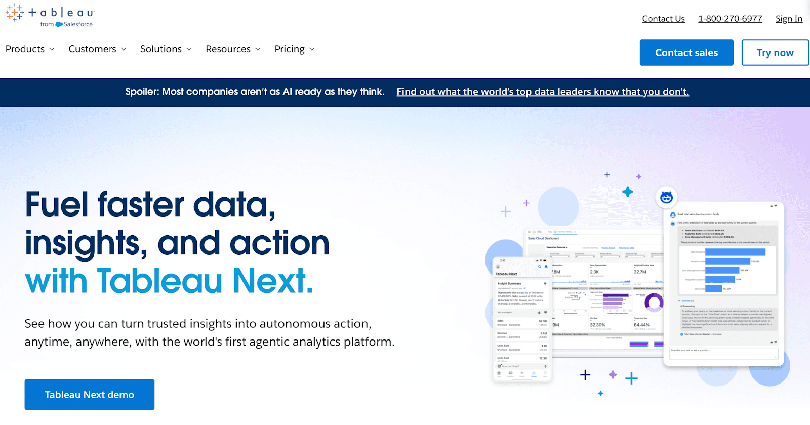 Tableau Homepage