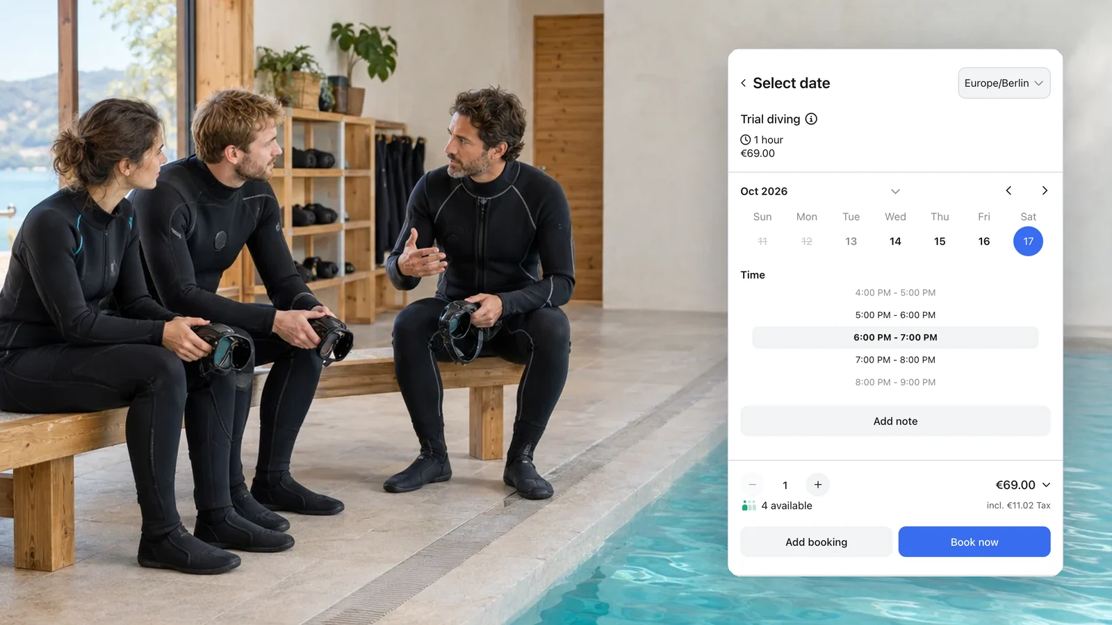 Véritable réservation anny d’un baptême de plongée le 17 octobre de 18 h à 19 h pour 69 €