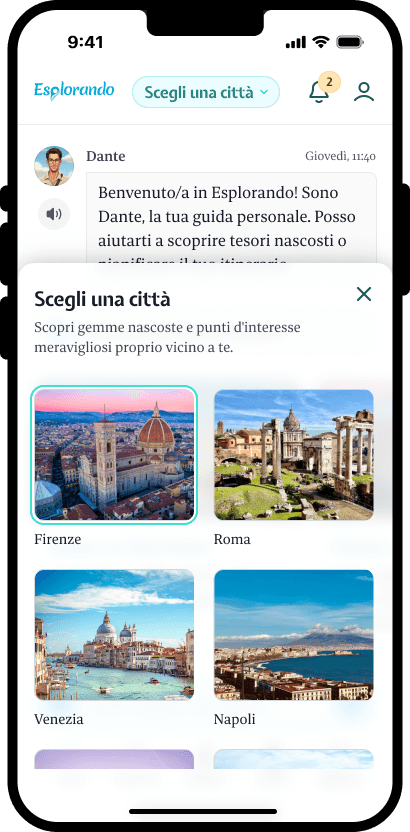 Esplorando, la tua guida di viaggio intelligente per scoprire le città d'arte.