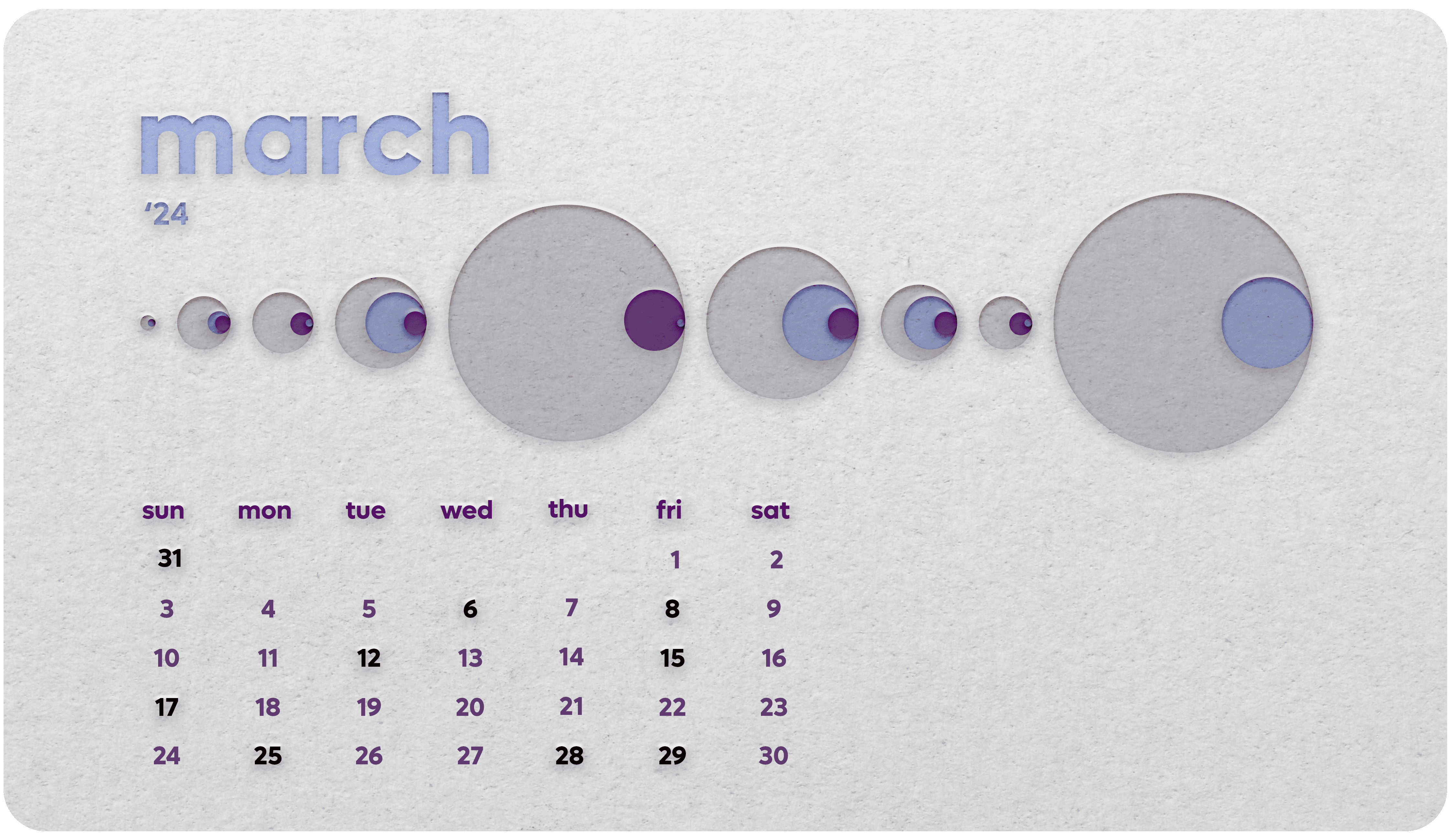 March