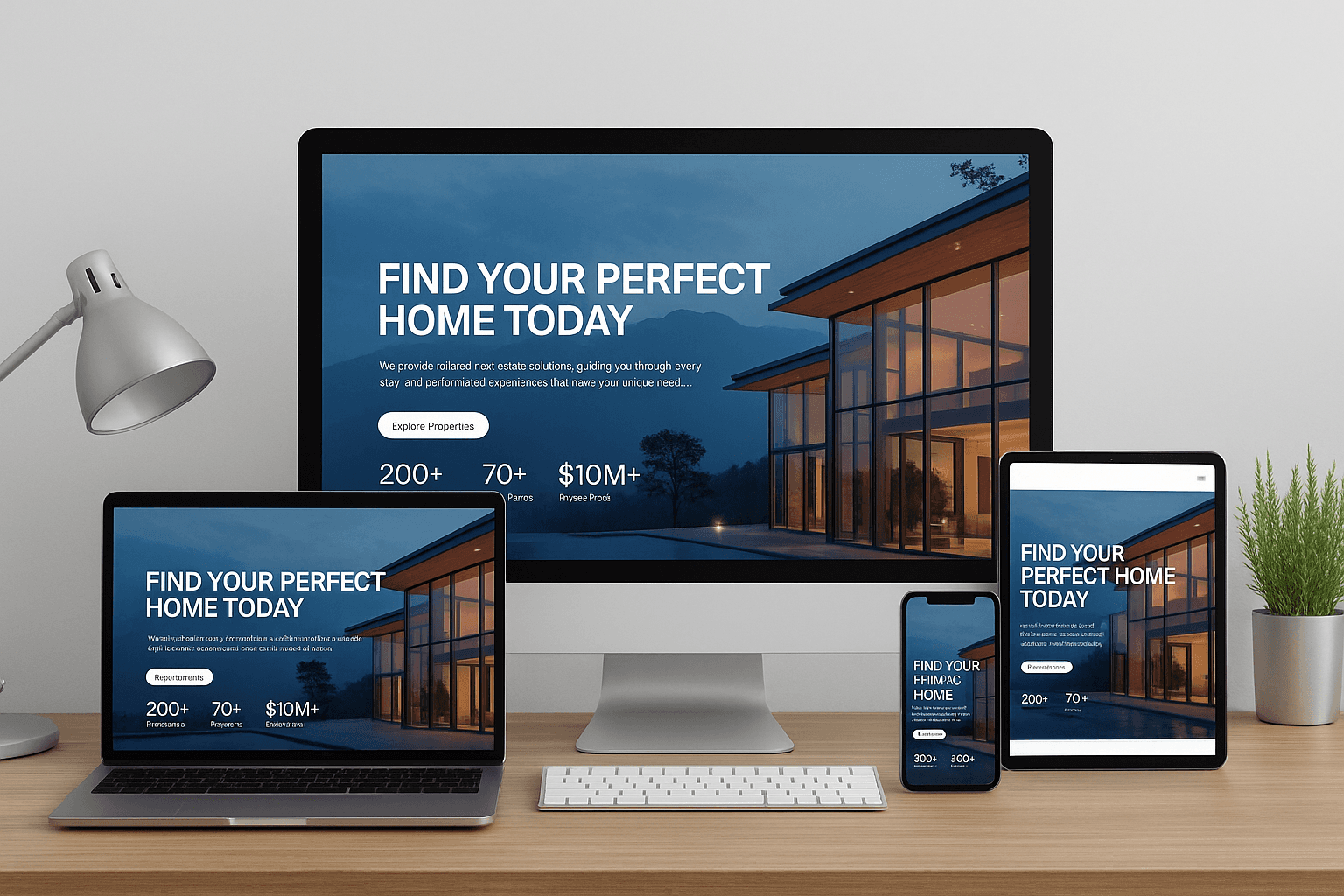 SEO-optimized business website design example