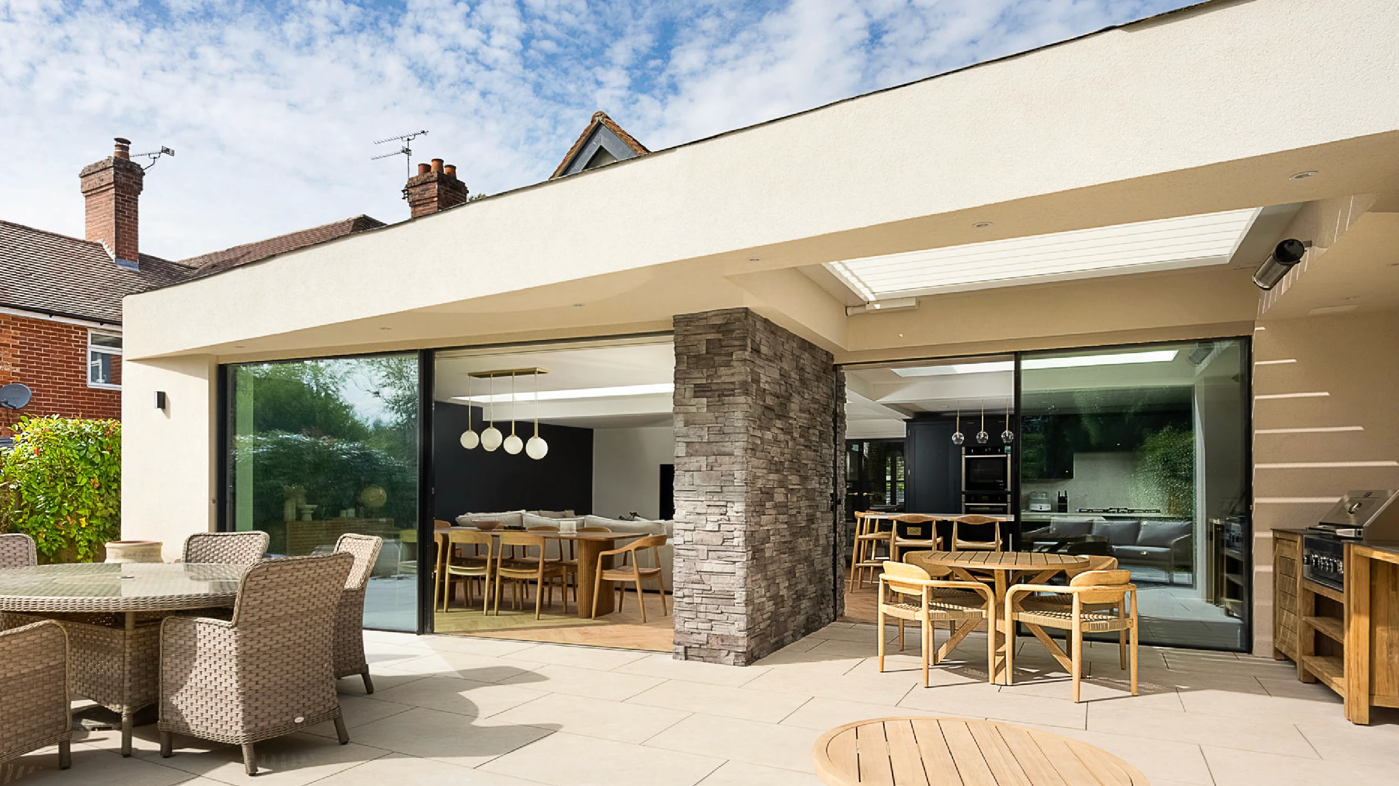 Rosemary Cottage extension from the outside