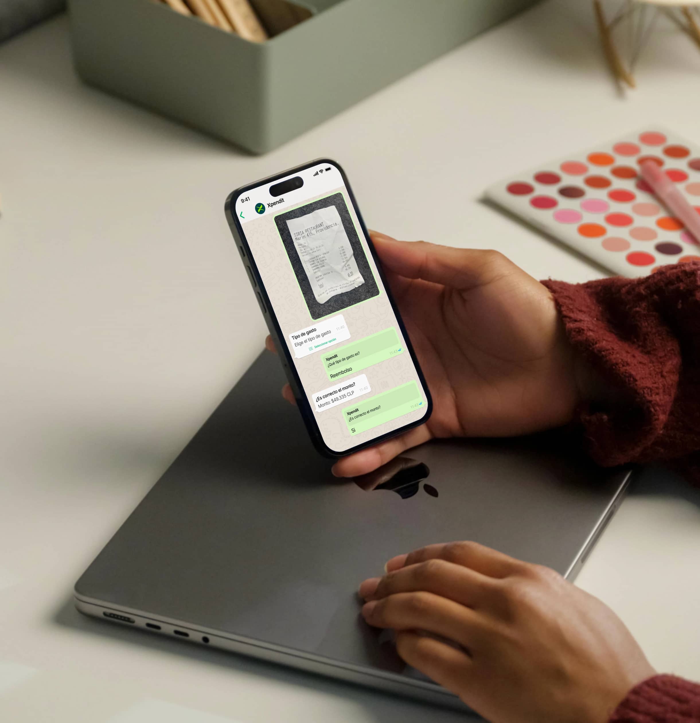 person making a contactless payment with a card