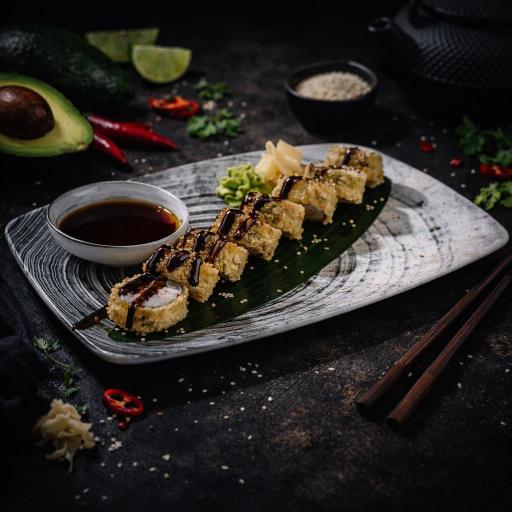 orange flower with black background