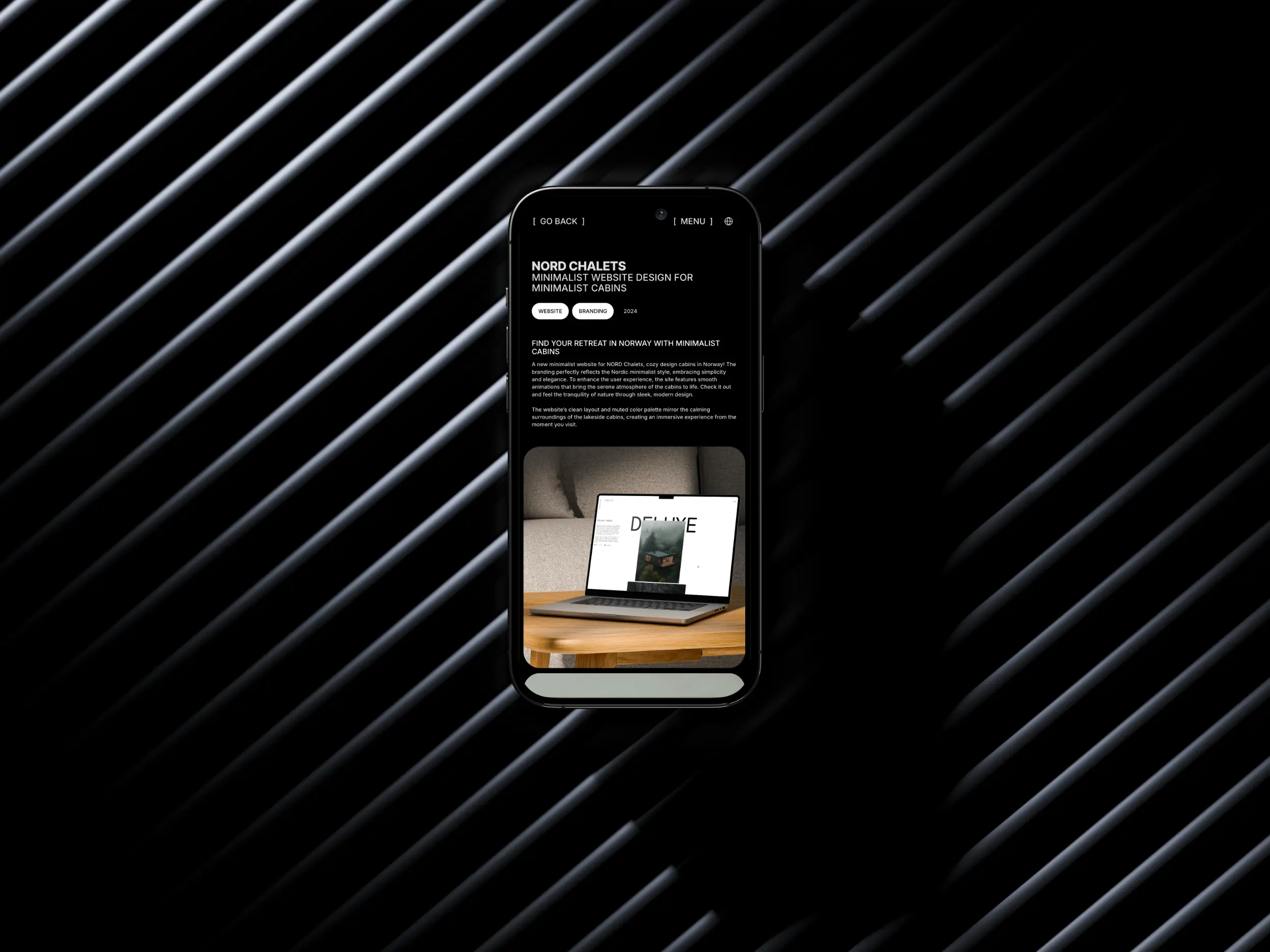 Client work perfectly visible on mobile. Web design and development agency FuturPhase.