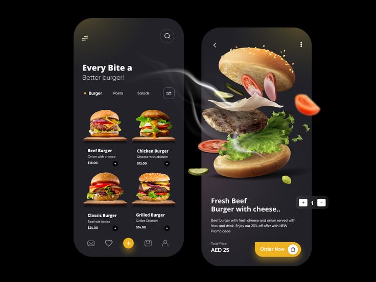 App Screen with open sidebar