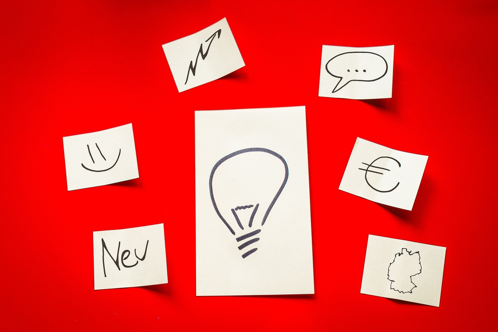 An image of post its, representing Jobs to be done