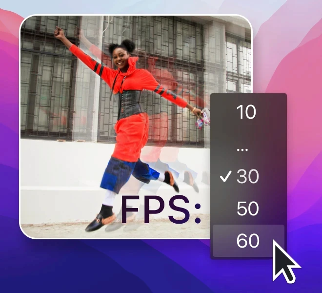 1001 record, 60 fps options