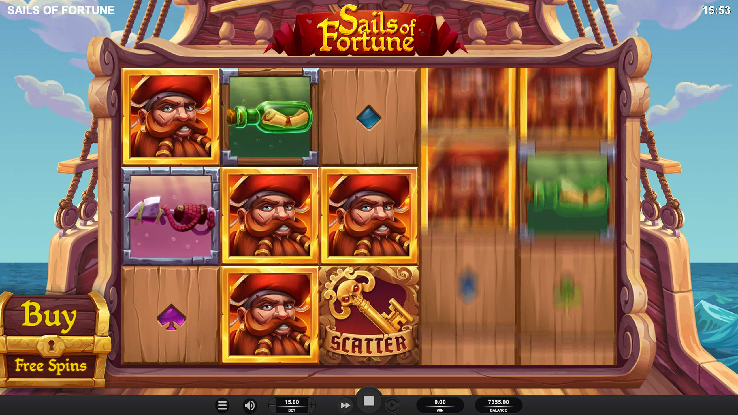 Sails of Fortune - capture officielle Relax Gaming